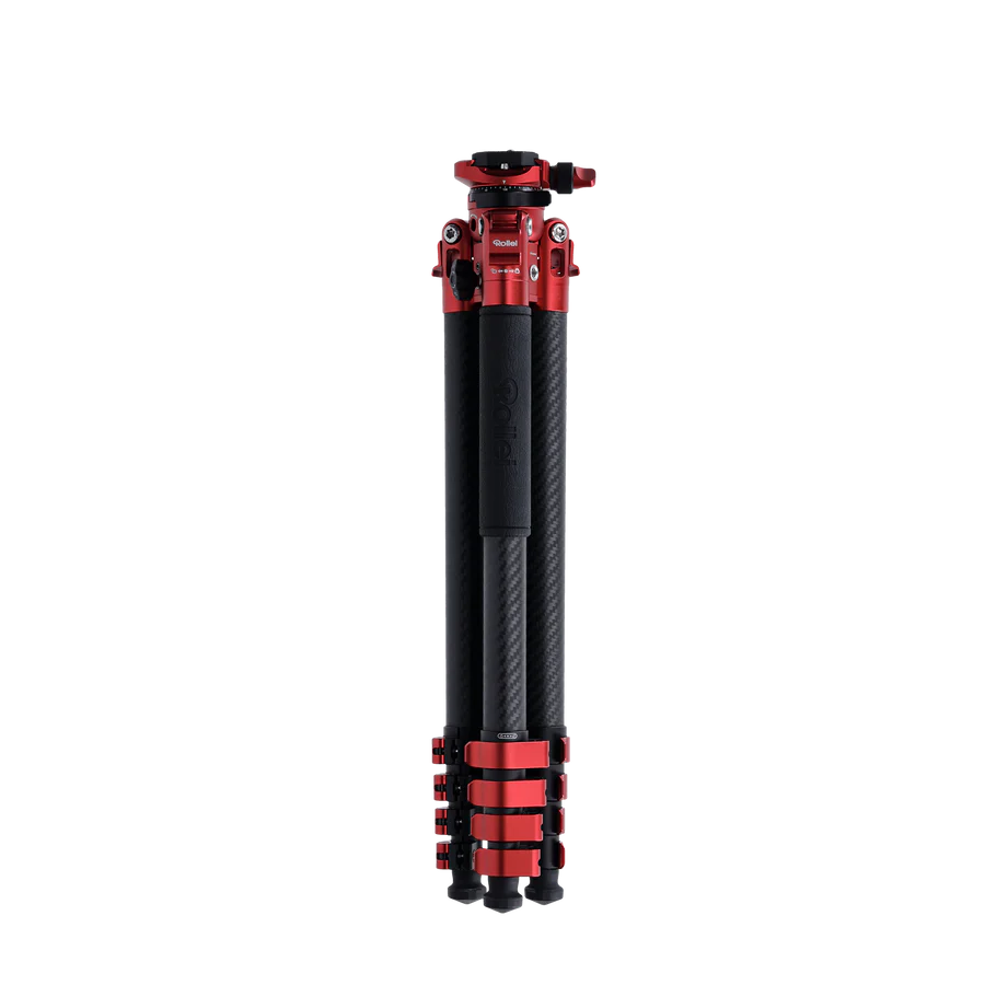 Rollei Easy Traveler Carbon Stativ zusammengeklappt für Transport