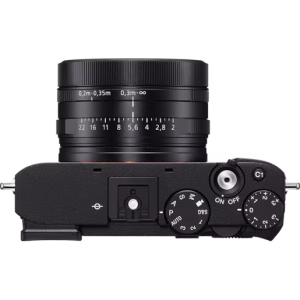 Draufsicht Sony RX1R III Kompaktkamera mit Einstellrädern